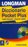 DICCIONARIO POCKET PLUS ESPAÑOL/INGLES INGLES/ESPA.LOGMAN