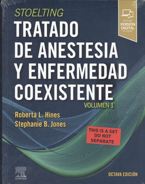 STOELTING. TRATADO DE ANESTESIA Y ENFERMEDAD COEXISTENTE 3 VOL.