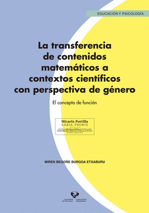LA TRANSFERENCIA DE CONTENIDOS MATEMATICOS A CONTEXTOS CIENTIFICOS CON PERSPECTI