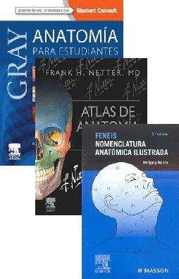 LOTE GRAY ANATOMIA PARA ESTUDIANTES + FENEIS NOMENCLATURA ANATOMICA ILUSTRADA +
