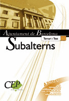 TEMARI I TEST OPOSICIONS SUBALTERNS DE LŽAJUNTAMENT DE BARCELONA