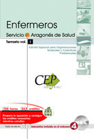 TEMARIO VOL. I.  OPOSICIONES ENFERMEROS SERVICIO ARAGONÉS DE SALUD. EDICIÓN ESPE