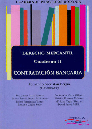 DCHO. MERCANTIL. CUADERNO II. CONTRATACION BANCARIA