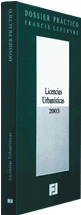 DOSSIER P LICENCIAS URBANISTICAS 2003