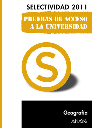 GEOGRAFÍA. PRUEBAS DE ACCESO A LA UNIVERSIDAD.