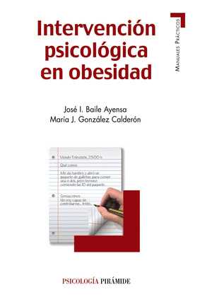 INTERVENCIÓN PSICOLÓGICA EN OBESIDAD