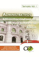 TEMARIO VOL. I. OPOSICIONES ADMINISTRATIVOS DE LA ADMINISTRACIÓN FORAL DEL TERRI