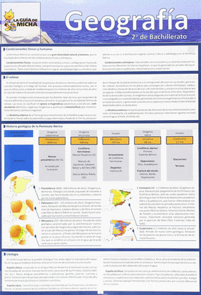 GEOGRAFIA. 2º DE BACHILLERATO