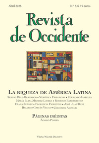 REVISTA DE OCCIDENTE 539: LA RIQUEZA EN AMÉRICA LATINA