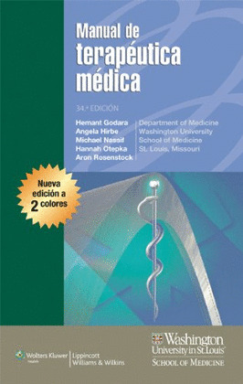 MANUAL WASHINGTON DE TERAPÉUTICA MÉDICA 34ª EDICIÓN