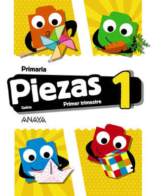 PIEZAS 1º PRIMARIA. TRIMESTRES. GALICIA