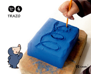 CADERNO TRAZO 4 ANOS. A TOUPA FURONA. FERVELLOS