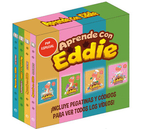 APRENDE CON EDDIE (ESTUCHE 4 TOMOS)