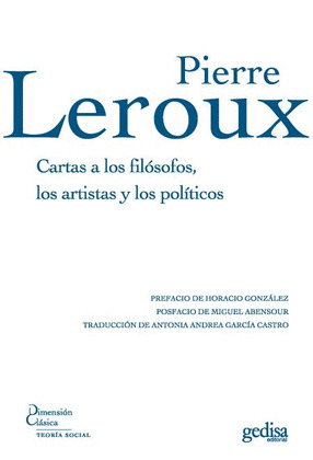 CARTAS A LOS FILOSOFOS, LOS ARTISTAS Y LOS POLITICOS
