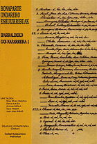 IPARRALDEKO GOI-NAFARRERA, 1