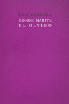 DONDE HABITE EL OLVIDO