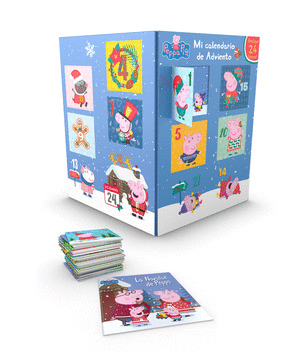 MI CALENDARIO DE ADVIENTO PEPPA PIG. ¡INCLUYE 24 LIBROS!