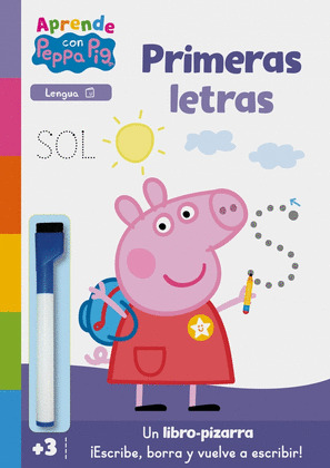 APRENDE CON PEPPA PIG: PRIMERAS LETRAS (LIBRO-PIZARRA)