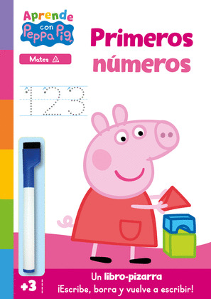 PRIMEROS NÚMEROS (LIPRO-PIZARRA)  (CON ROTULADOR BORRABLE Y BORRADOR)