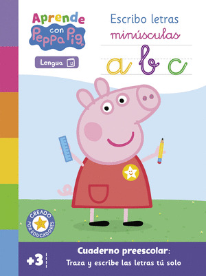 APRENDE CON PEPPA PIG : ESCRIBO LETRAS MINÚSCULAS (+3)