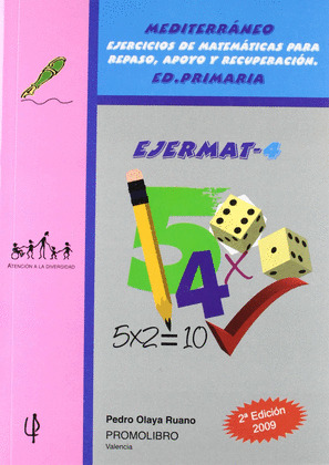 EJERMAT 4, MEDITERRANEO, EJERCICIOS DE MATEMATICAS PARA REPASO, APOYO Y RECUPERA