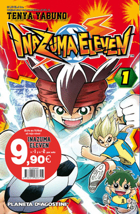 INAZUMA ELEVEN PACK Nº1+ Nº2  ESPECIAL 1,95