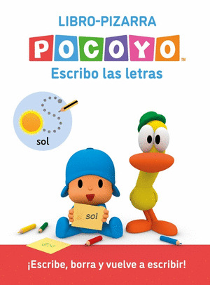 POCOYO. ESCRIBO LAS LETRAS. (LIBRO-PIZARRA)