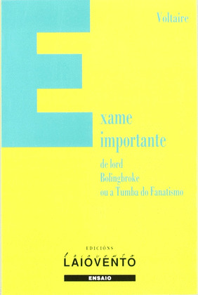EXAME IMPORTANTE LORD BOLINGBROKE OU TUMBA FANATISMO