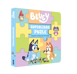 BLUEY. SUPERLIBRO PUZLE. 4 PUZLES PARA LEER Y JUGAR