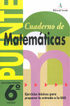 PUENTE, MATEMATICAS, 6  EDUCACION PRIMARIA, 3 CICLO. CUADERNO