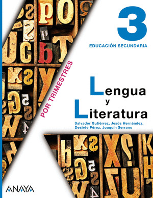 LENGUA Y LITERATURA 3. ALUMNADO. ANAYA + DIGITAL. ON LINE. ESO