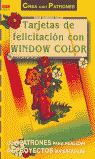 CREA TARJETAS DE FELICITACION CON WINDOW COLOR CON PATRONES