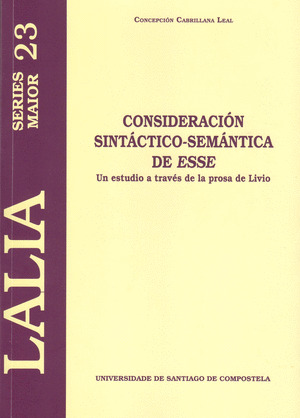 CONSIDERACIÓN SINTÁCTICO-SEMÁNTICA DE 