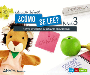 ¿COMO SE LEE? NIVEL 3. INFANTIL 5 AÑOS
