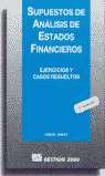 SUPUESTOS DE ANALISIS DE ESTADOS FINANCIEROS: EJERS.Y CASOS
