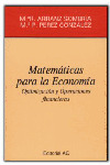 MATEMATICAS PARA LA ECONOMIA