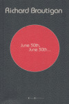 JUNE 30TH, JUNE 30TH--
