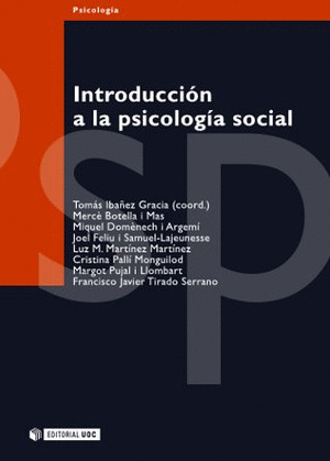 INTRODUCCIÓN A LA PSICOLOGÍA SOCIAL