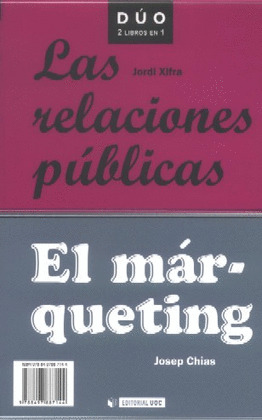 MARQUETING, EL  /  RELACIONES PUBLICAS  (DUO)