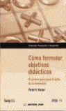 COMO FORMULAR OBJETIVOS DIDACT