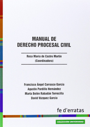 MANUAL DE DERECHO PROCESAL CIVIL
