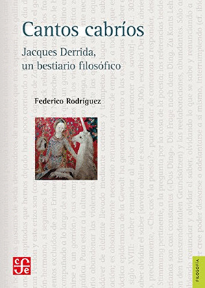 CANTOS CABRIOS. JACQUES DERRIDA, UN BESTIARIO FILOSOFICO
