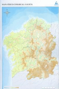 MAPA FISICO GALICIA COMARCAL