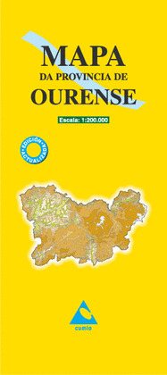 MAPA DA PROVINCIA DE OURENSE (2008)