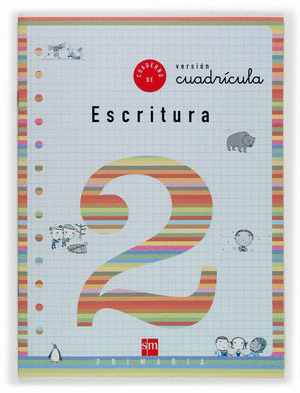 CUADERNO 2 DE ESCRITURA, CUADRICULA. 1 PRIMARIA