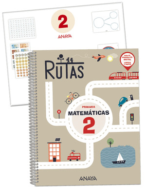 MATEMÁTICAS 2º PRIMARIA. RUTAS. (INCLUYE MATERIAL MANIPULATIVO)