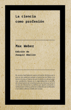 CIENCIA COMO PROFESION, LA (NE)