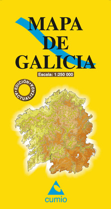 MAPA DE GALICIA. ESCALA 1:250.000 (EDICION 2012)