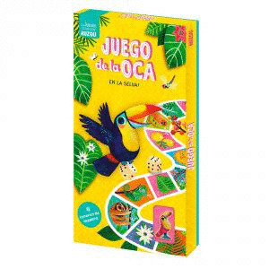 JUEGO DE LA OCA.  ¡EN LA SELVA! AUZOU.
