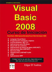 .VISUAL BASIC 2008, CURSO DE INICIACIÓN